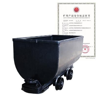 China energy & High Quality Underground Mine Car Mining Coal Mining Fixed Trolley Material Transport Car Dumping Mine Car for sale