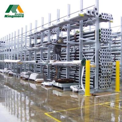 China Corrosion Protection Warehouse Storage Galvanized Hanging Arm Racking Cantilever Shelves for sale