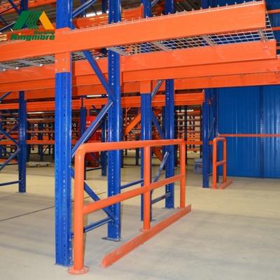 China High Quality Type 3 Floors Platform Mezzanine Shelving Corrosion Protection Warehouse Storage Plate Steel Rack for sale