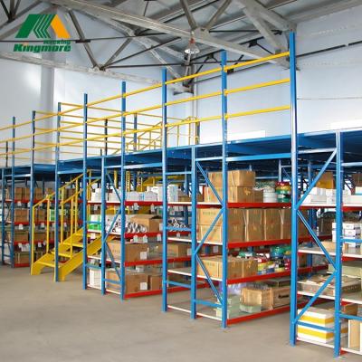 China Corrosion Protection Cost Price Metal Warehouse Storage Multilevel Mezzanine Floors Rack for sale