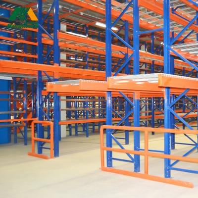 China Corrosion Protection Large Load Capacity Metal Mezzanine Steel Medium Duty Heavy Duty Rack for sale