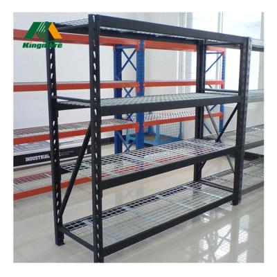 China Corrosion Protection Medium Duty Metal Pallet Shelf Rack For Industrial Warehouse Storage for sale