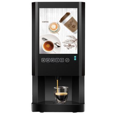 China Hotel LongBank Coffee Maker Milk Tea Coffee Commercial Tabletop Instant Vending Machine for sale