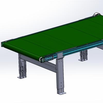 China Anti-Static Hot Sale Custom PVC Aluminum Frame Portable Belt Conveyor for sale