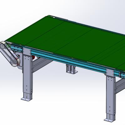 China Anti-static Wholesale Custom Aluminum Frame Portable PVC Belt Conveyor For Production Line for sale