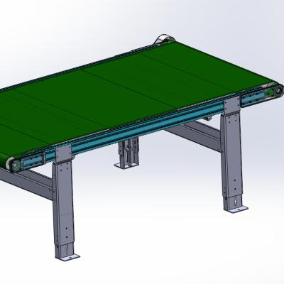 China Anti-static Custom Hot Selling Portable Flexible PVC Belt Conveyor for sale