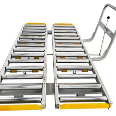 China Double-row Industrial High Quality Flexible Portable Track Parts Trolley Mobile Cart for sale