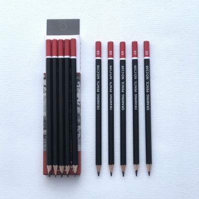 China office & Hot Sale 6B School Pencil Good Quality Sketch Pencil Set For Drawing for sale