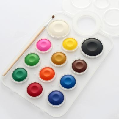 China Bright High Quality Children DIY Painting Set Cake Watercolor Set for sale