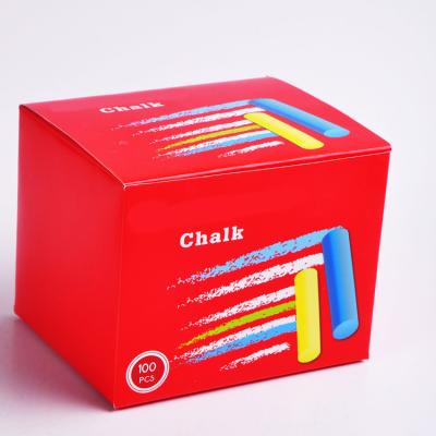 China 100pcs Cheap Black School Color Chalk Board Custom Stationery Teaching Chalk for sale