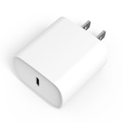 China PD Wall Charger+Cable 18W Fast USB Wall Charger Type C Plug 5V 3A Adapter EU US Fast Charging Travel for sale