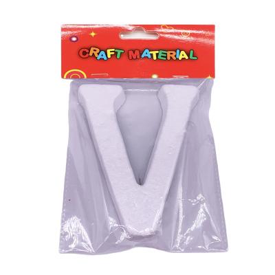 China Styfofoam Alphabet V Foam Alphabet V DIY/Birthday/Party/Carnival/Halloween/Christmas/Wedding for sale