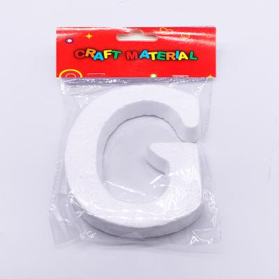 China DIY/Birthday/Party/Carnival/Halloween/Christmas/Wedding Z Manufacturers EPS 15cm Foam Foam Alphabet G Polyfoam Eco-Friendly Letter A To Bath Toy Styfofoam Polystyrene for sale