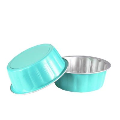 China Food Grade Eco - Friendly 235ml Baking Tray Dish Metal Packaging Aluminum Foil Containers for sale