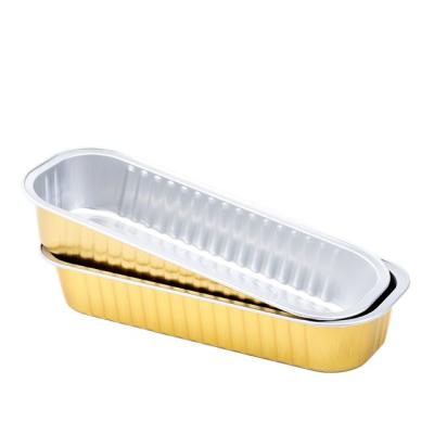 China 200ML 7oz Package Pan Food Tray Aluminum Foil Cooking Baking Containers for sale