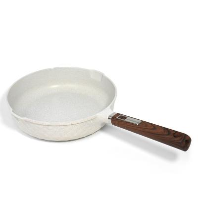 China CLASSIC Non-Stick Forged Aluminum and Ceramic Marble Coated Fry Pan Stone Coating Cookware 28cm for sale