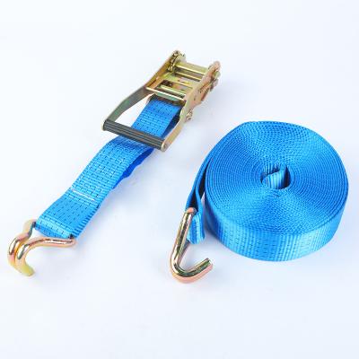 China Goods Transportation 50mm 3ton 5ton cargo lashing straps heavy duty 50mm ratcheting tie down strap for sale