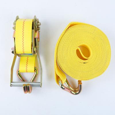 China Goods Transportation 2 inch wholesale truck motorcycle cargo control transportation tie down ratchet straps for sale