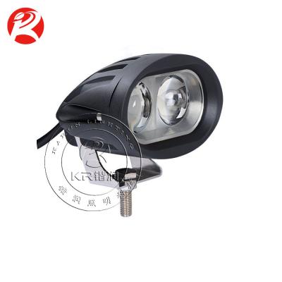 China Motorcycle Canton Automobile Lamp Led Automotive 20W 2000LM Led Light Color Light Yellow Amber White Auto Working Headlights KR-W20S for sale