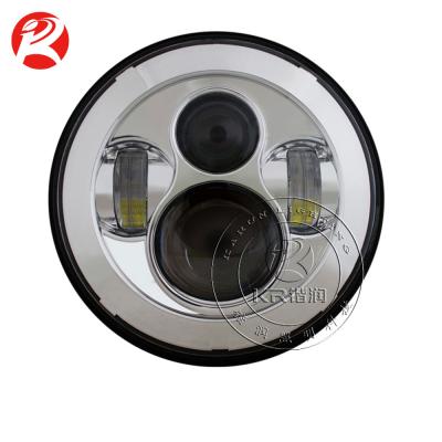 China 5.75inch Motorcycle Led Bulb KR-5040HL3 Led Light 40W Led Lamp 6000K White Headlight Daymaker Led Black Chrome Bezel* for sale