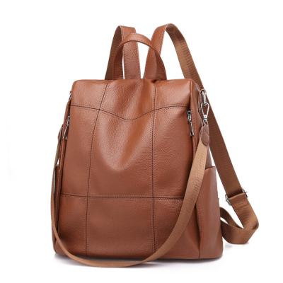 China New Fashion Oxford Anti Theft Waterproof Ladies Bags Leather Shoulder Traveling Girls College Backpack Women's Bag for sale