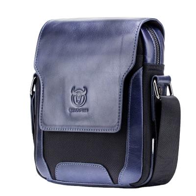 China Taurus Captain Casual Fashion Boys Daily Business Travel Messenger Bags Genuine Leather Multifunction Daily Handbag Cross - Body Bags For Men for sale