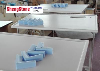 China Acid Resistant Ceramic Table Top , Ceramic Countertop Grey Color for sale