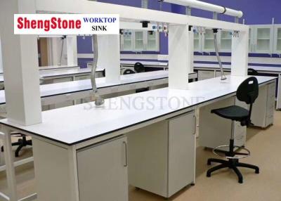 China Resina fenólica tablero físico y químico de Worktop de la sala de clase médica de la universidad en venta