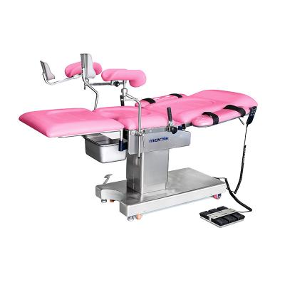 China Cheap Examination Medical Electric Multi-Function Adjustable Gynecological Table Exam Table Metal Price Obstetric Bed for sale