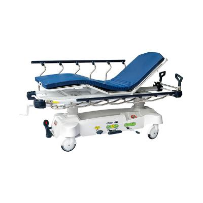 China Traditional Hospital Trolley Hydraulic Adjustable Medical Trolley Transfer Patient Trolley Price for sale