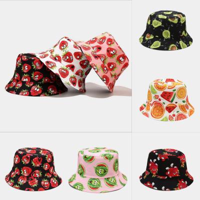 China New Men's Women's Hip Hop Couples Fisherman's Hat Panama Bucket Hat Sun Vegetal Flat Surface Cotton Fishing Sun Protection Sun Protection for sale