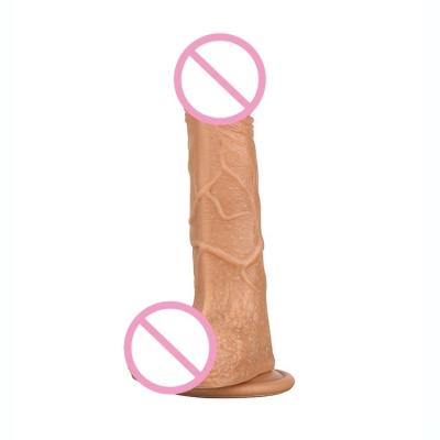 China Natural Dildo Woman Dildos Toy Realistic Silicone Sex Machine Feeling Touch Feeling Big Real Girl Adult Size Real for sale