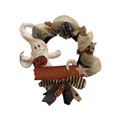 China Great performance; High quality ; White Christmas Atmosphere Ghost Bone Pumpkin Halloween Cane Ring Decoration For Other Party Decoration for sale