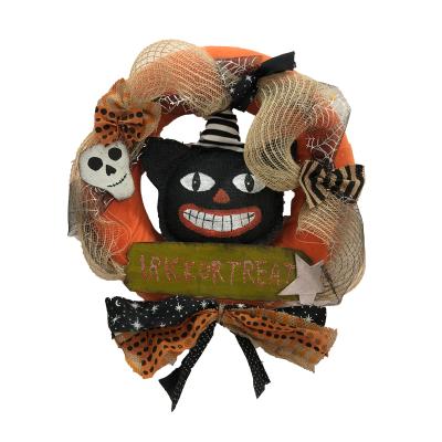 China Great performance; High quality ; Christmas Atmosphere Halloween Moss Rattan Rings Can Be Decorated On Party Walls for sale