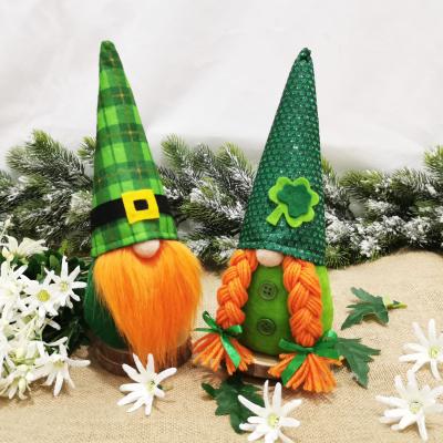 China Great performance; wholesale creative St. Patrick's Day plush pygmy dolls to other promotional products for sale