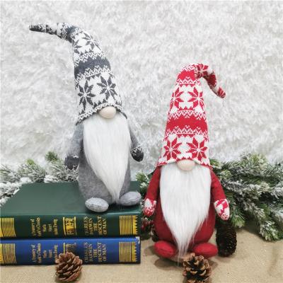 China Great performance; Gnome doll decorative faceless dwarf ornament creative stuffed dwarf doll knitted hat decorative ornaments for sale