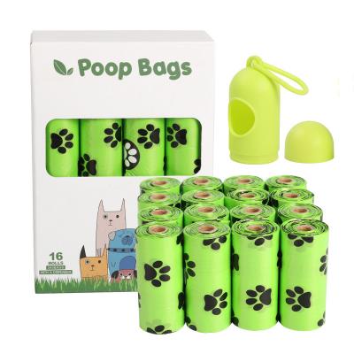 China Cornstarch Based Biodegradable Plastic Bag Scented Colorful Compostable For Dog en venta