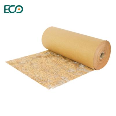 China Recyclable Honeycomb Paper Roll Brown 50cm*250m  Accept Custom Size en venta