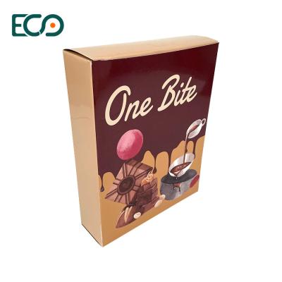 China Luxury Cardboard Packaging Paper Box Fancy Cake Compostable Recyclable Cardboard Paper Box Packaging Te koop