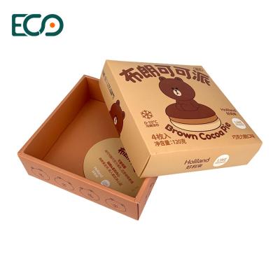 China Top And Bottom Cardboard Packaging Paper Box  Cake Pizza Sushi Food Paper Box en venta