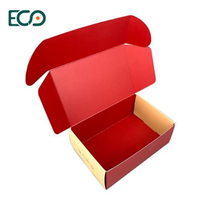 Κίνα Red Cardboard Packaging Paper Box Custom Logo Food Grade Pizza Cake Paper Box προς πώληση