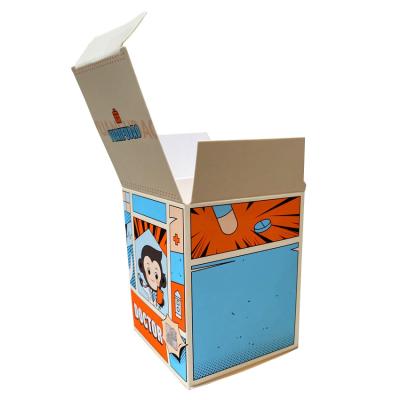 China Biodegradable Cardboard Packaging Paper Box White Card Box Packing With Custom Design en venta