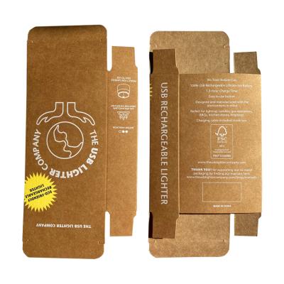 China Kraft Cardboard Packaging Paper Box Biodegradable Corrugated Paper Box With Custom Printing en venta