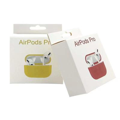 中国 Custom Printing Cardboard Packaging Paper Box  For Airpod Earphone With Plastic PVC Window 販売のため