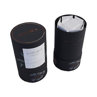 China Custom Logo Round Paper Tube Box For Candle Packaging  With Recycled Materials en venta