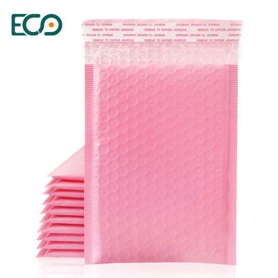 China Wholesale Pale Pink Bubble Mailers Large Light Pink Peach Baby Pink Matte Poly Mailer Bubble Envelope Te koop