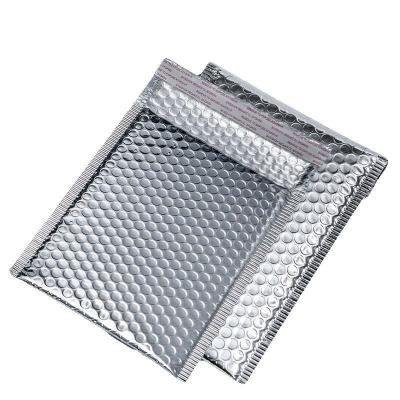 China In stock in USA warehouse Custom print Aluminum bubble envelope silver bubble mailer for sale