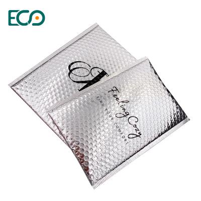 China Custom Printing 8.5x12 Bubble Foil Mailer Silver Bubble Envelope Packaging Sliver Bubble Mailer for Clothing Toys for sale