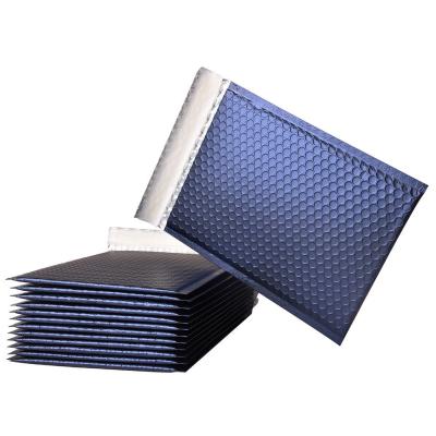 Cina Navy Blue Coloured Metallic Envelopes Pastel Bubble Poly Mailers For Cloth in vendita