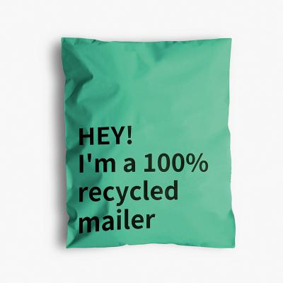 China Colorful Green Plastic Poly Eco Friendly Biodegradable Mailer Courier Shipping Bag For Clothing zu verkaufen